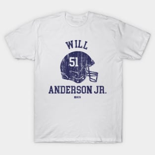 Will Anderson Houston Helmet Font T-Shirt